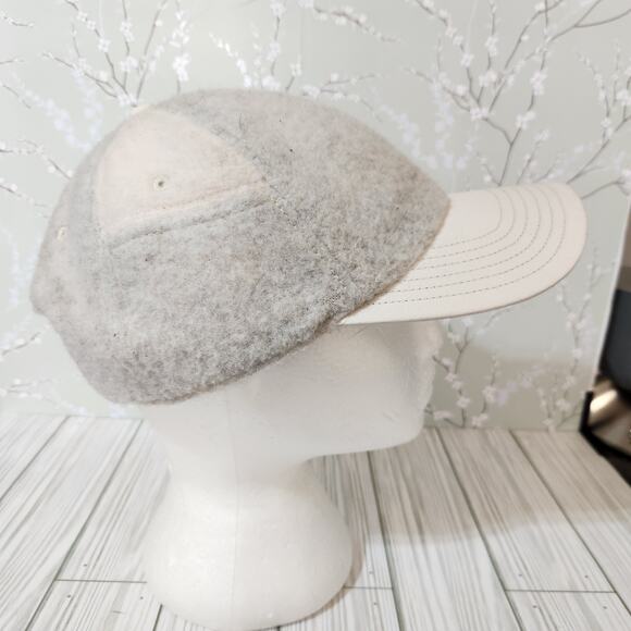 Smartwool Patchwork Almond Cream Wool Blend Ball Snap Back Cap Women's OS - Picture 9 of 12